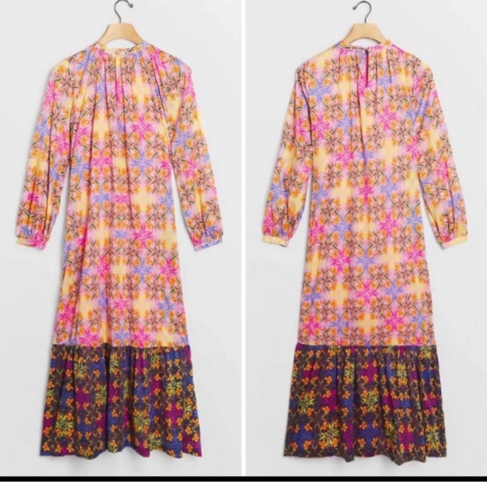 NWT ANTHROPOLOGIE Roopa Rosamel Maxi Dress